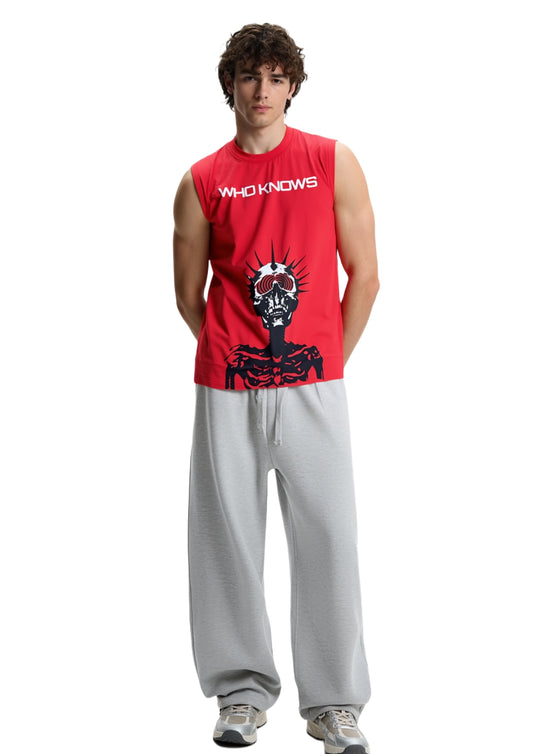 MAYBE I DIED RAVING SLEEVELESS TSHIRT