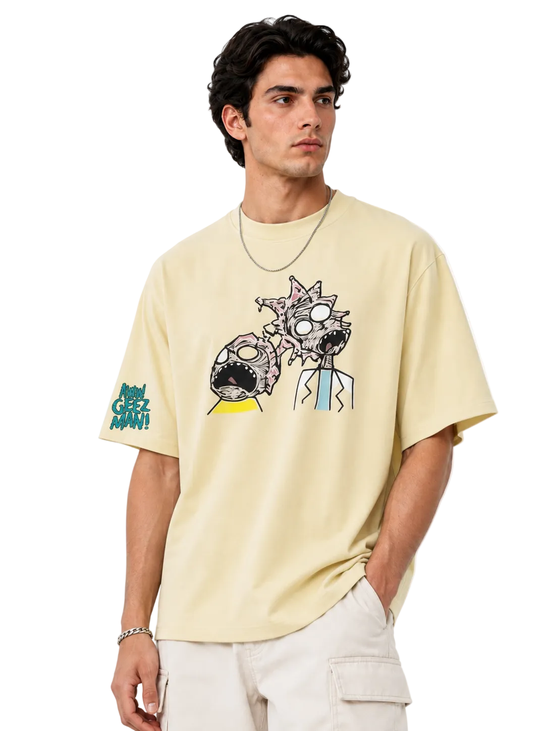 AWW GEEZ MAN OVERSIZED TSHIRT