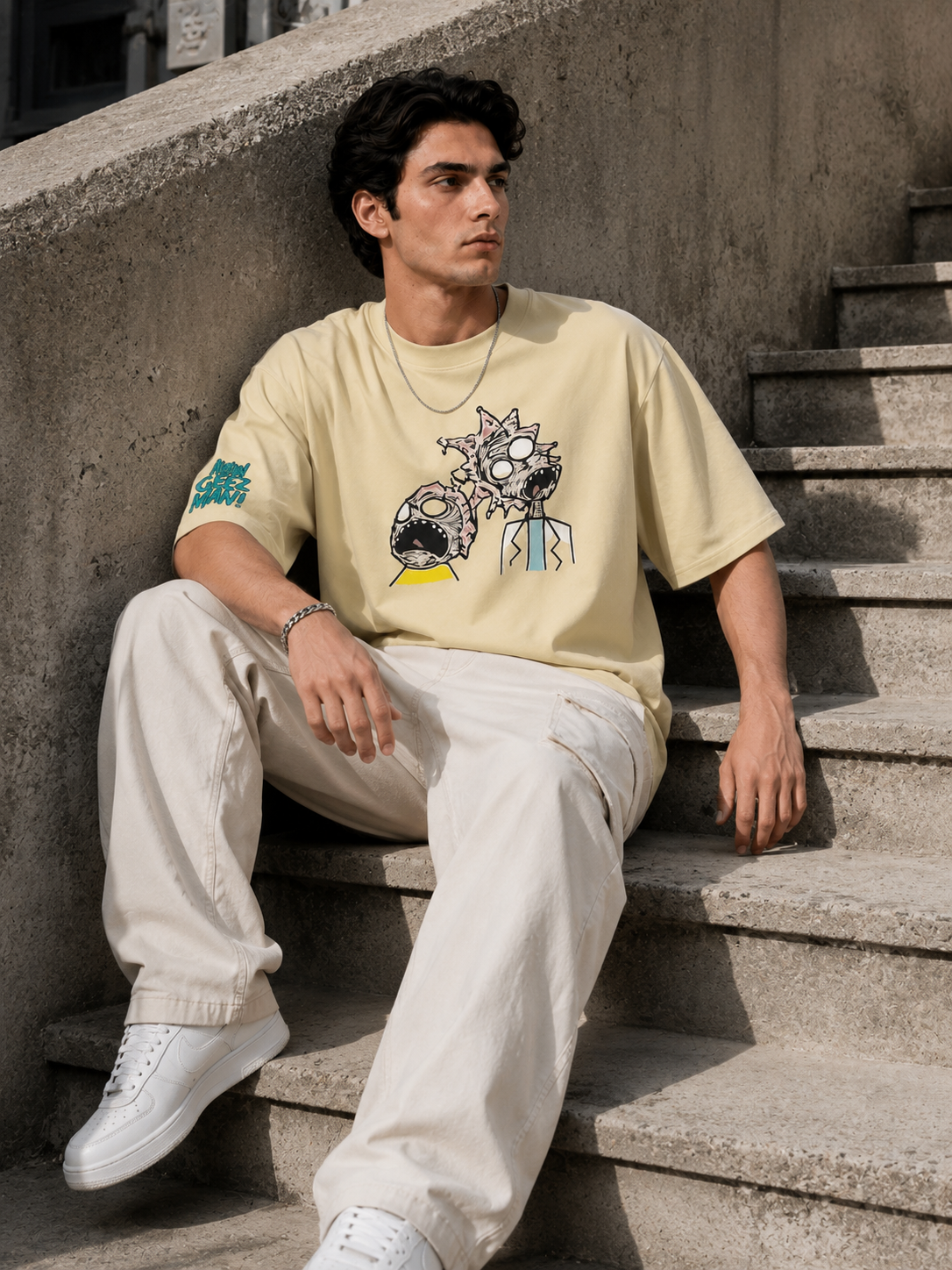 AWW GEEZ MAN OVERSIZED TSHIRT