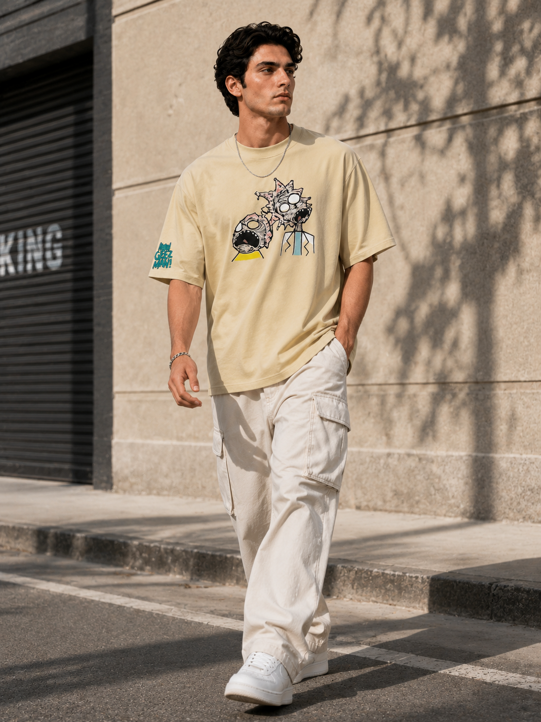 AWW GEEZ MAN OVERSIZED TSHIRT