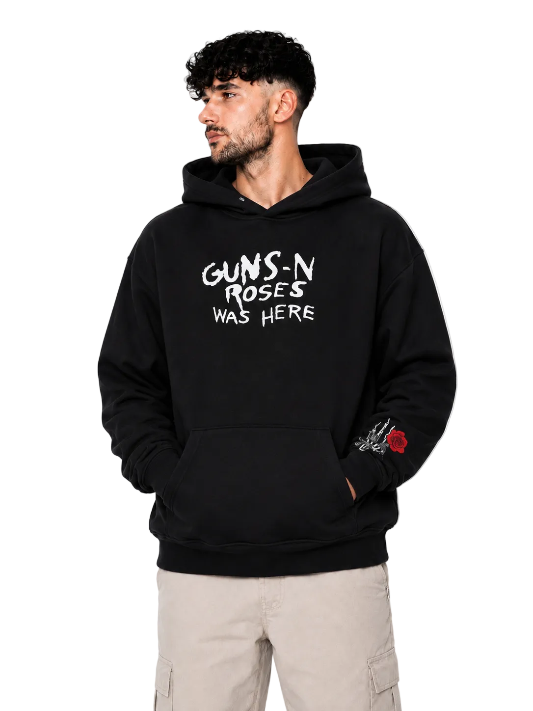 GUNS AND ROSES OVERSIZED HOODIE