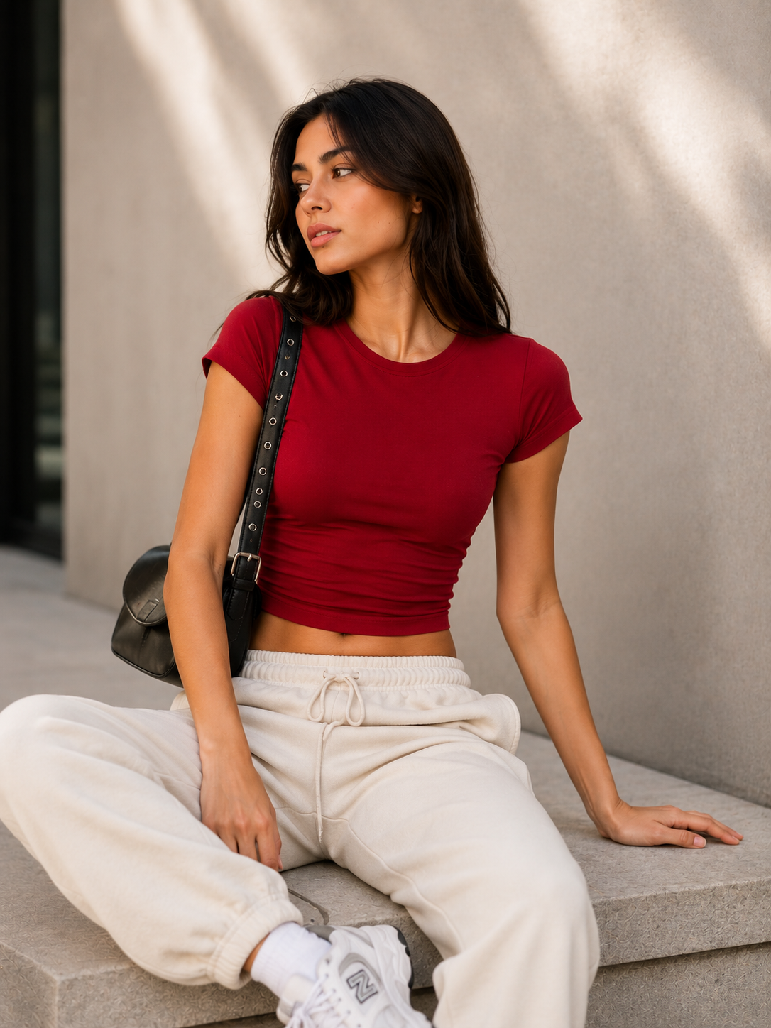 Red Short Sleeve Tank