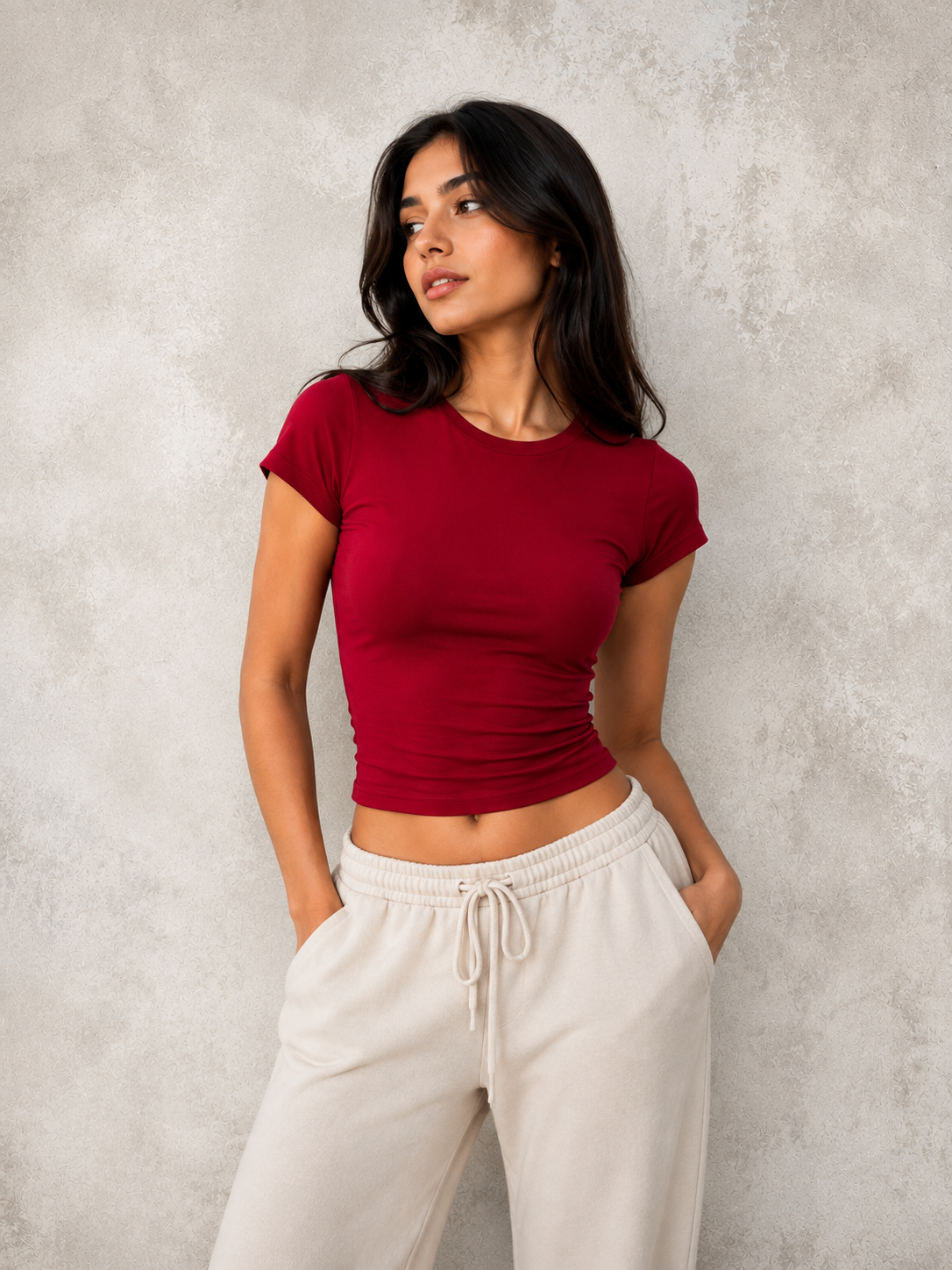 Red Short Sleeve Tank