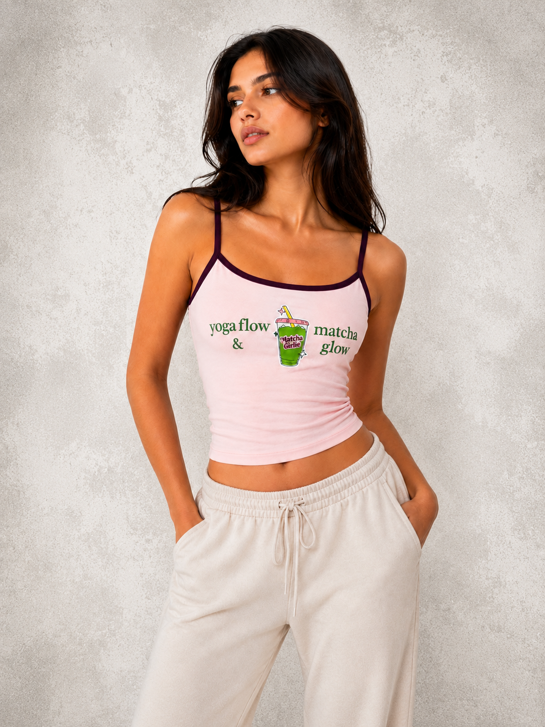 MATCHA GLOW STRAPPY TOP