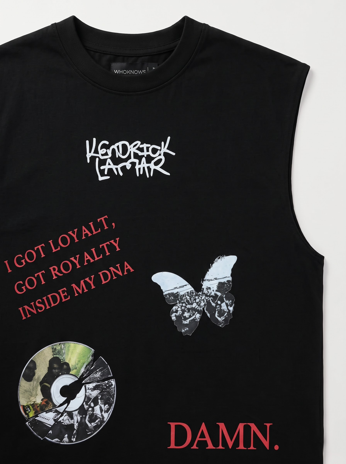 KENDRICK LAMAR SLEEVELESS TSHIRT