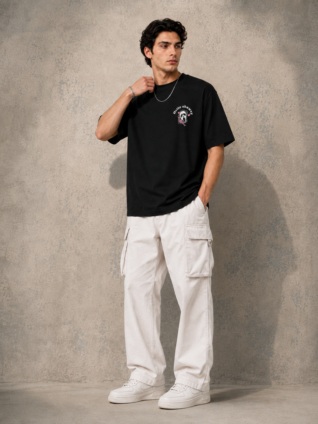 HELLO SHAWTY OVERSIZED TSHIRT