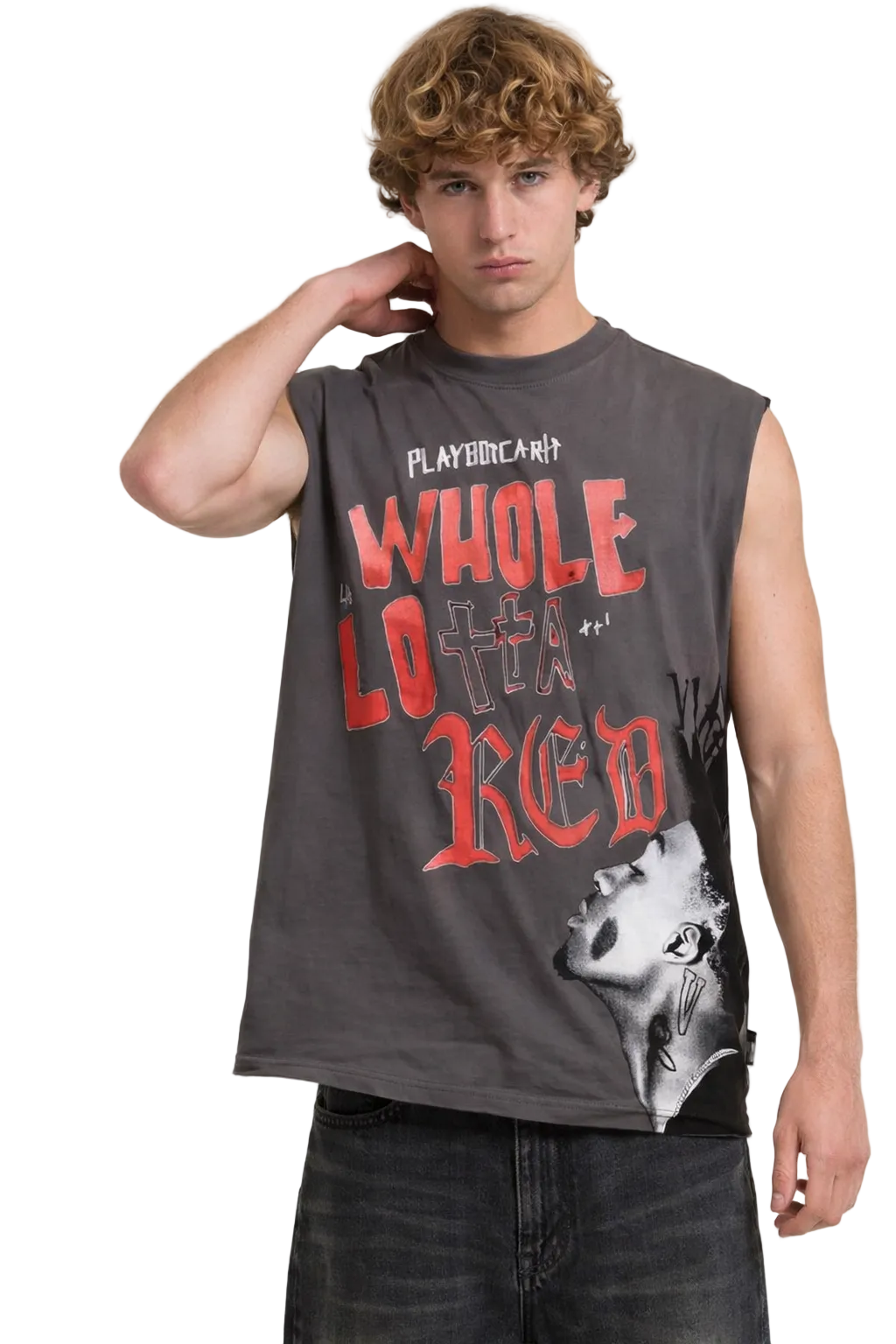 PLAYBOI CARTI SLEEVELESS TSHIRT