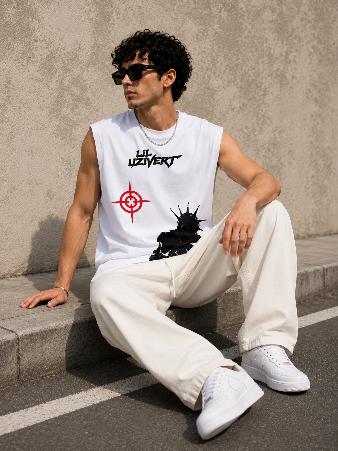 LIL UZI VERT SLEEVELESS TSHIRT