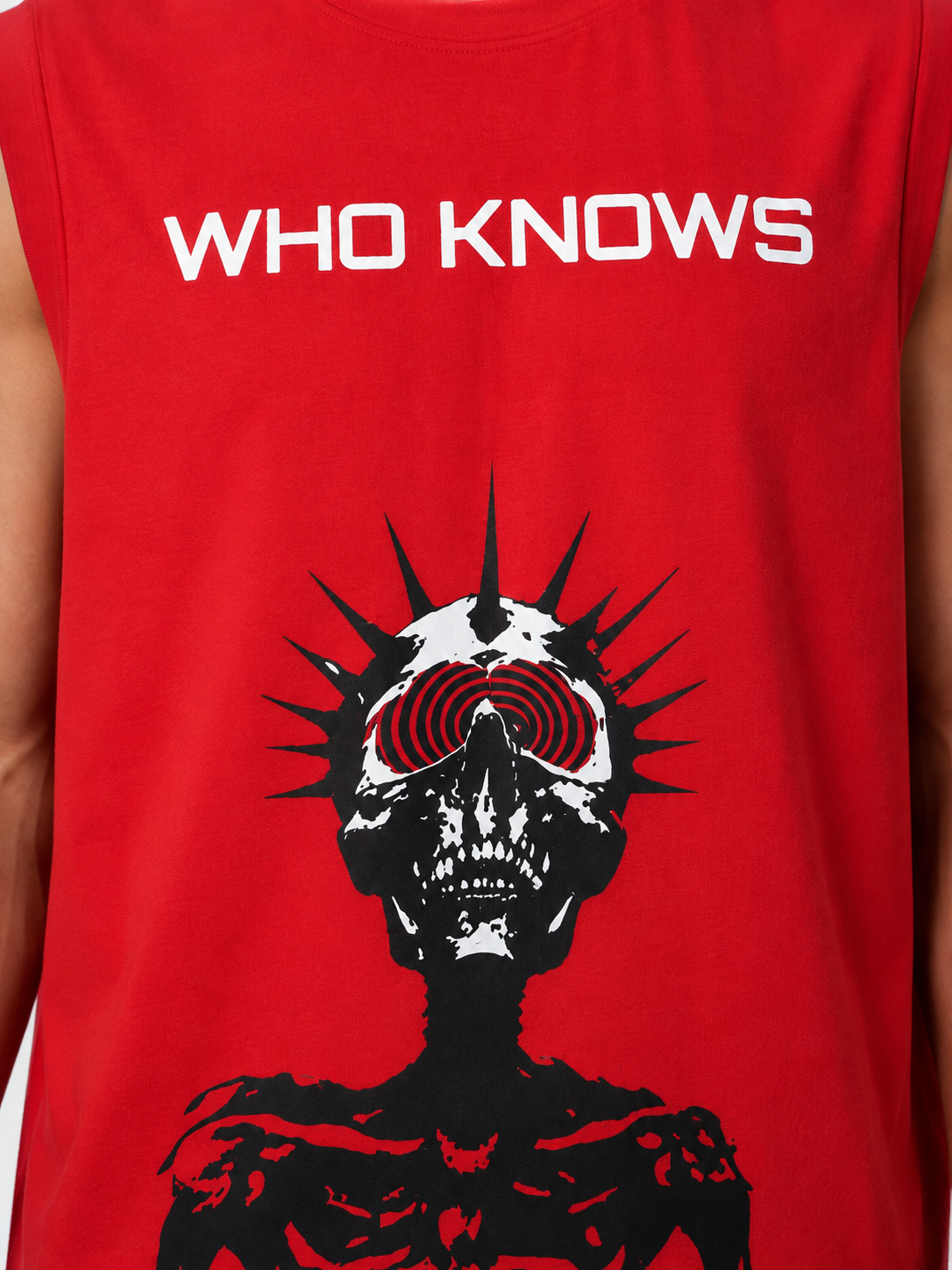 MAYBE I DIED RAVING SLEEVELESS TSHIRT