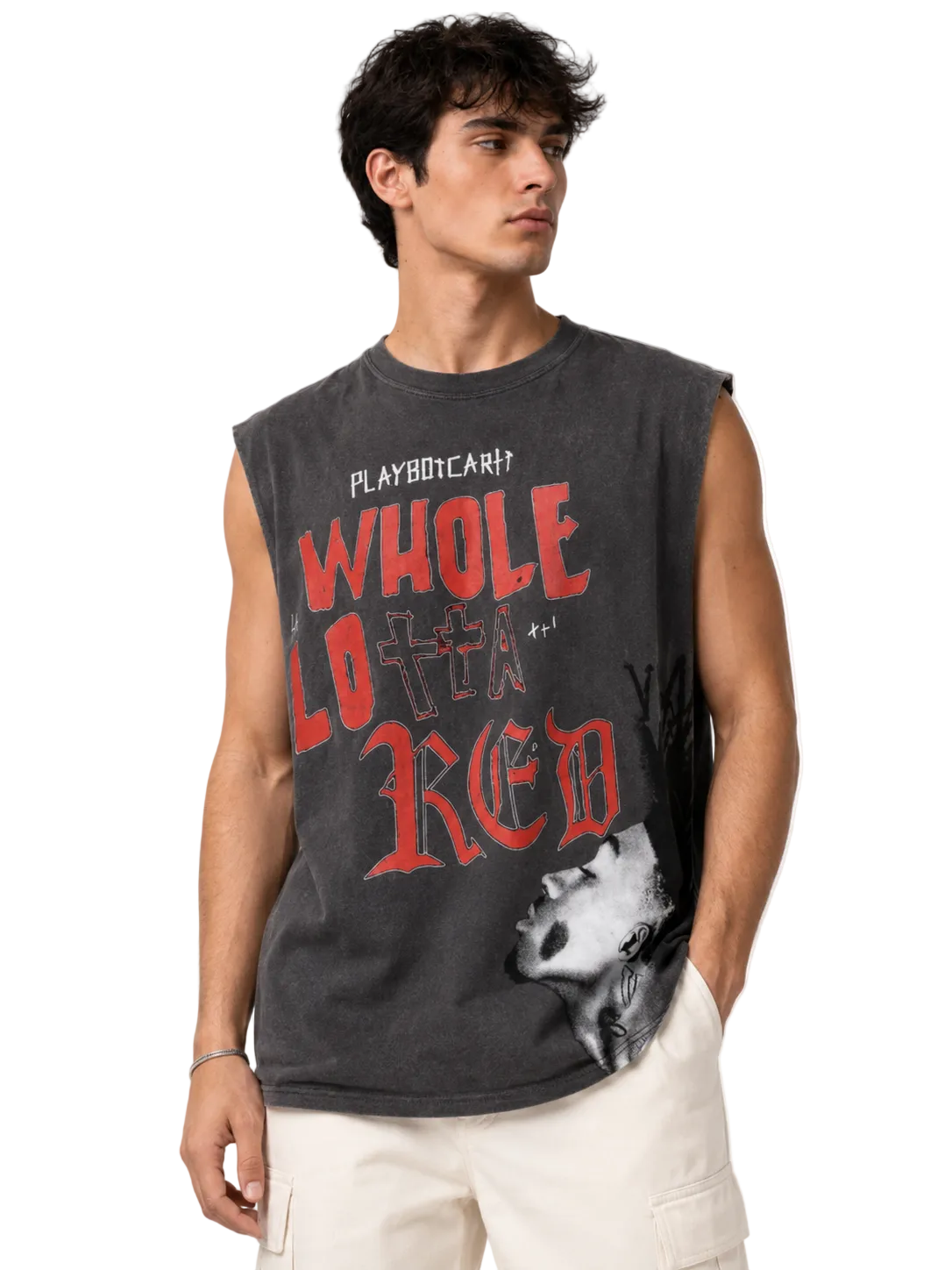 PLAYBOI CARTI SLEEVELESS TSHIRT