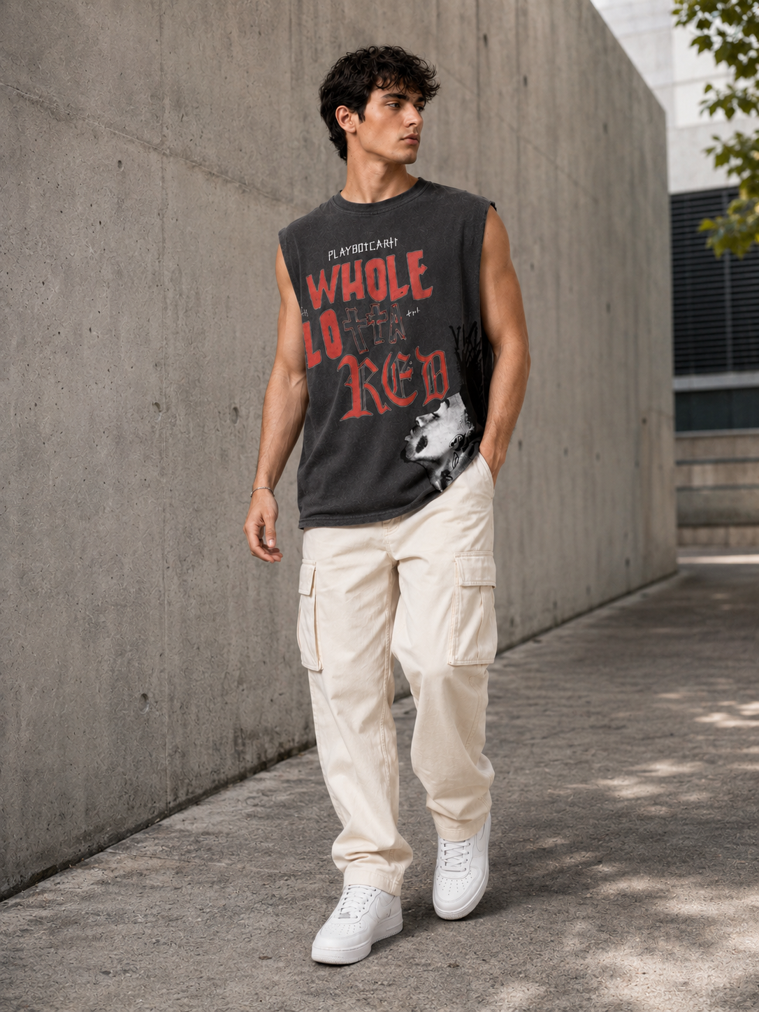 PLAYBOI CARTI SLEEVELESS TSHIRT