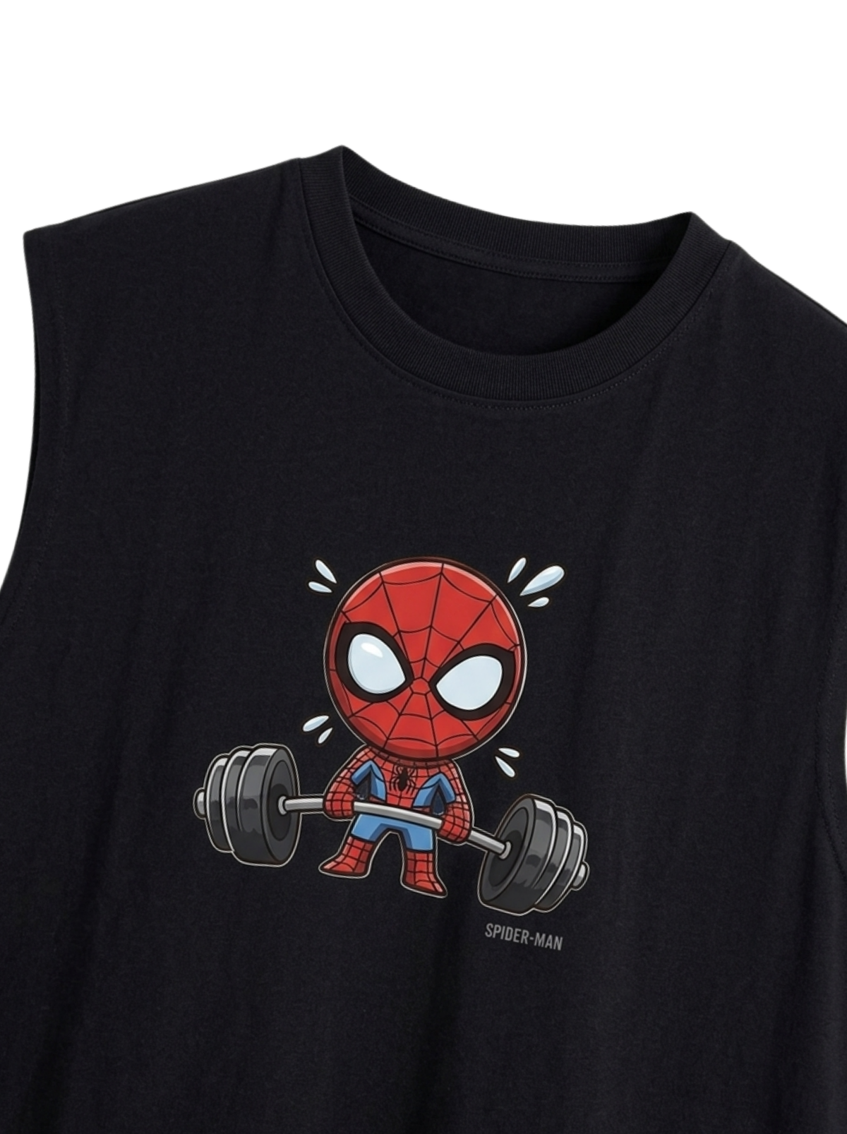 SPIDEY REP SLEEVELESS TSHIRT
