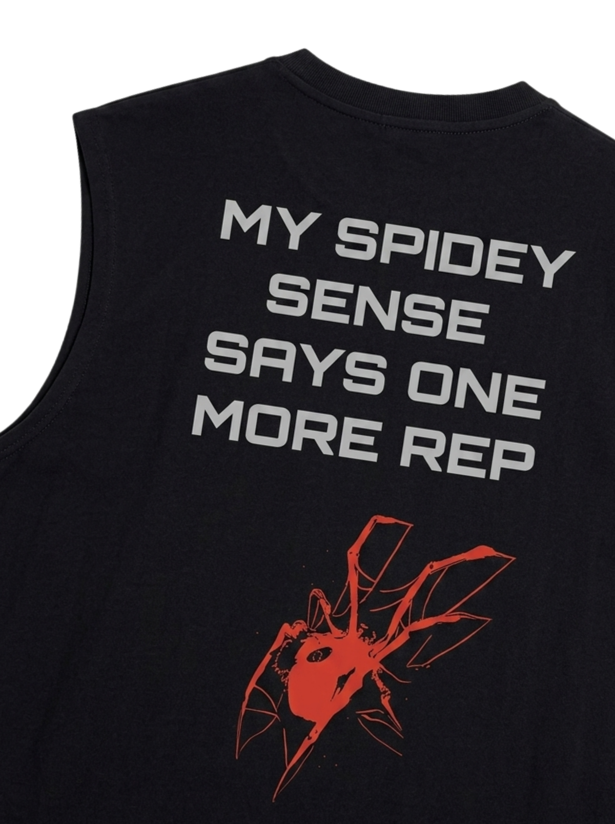 SPIDEY REP SLEEVELESS TSHIRT