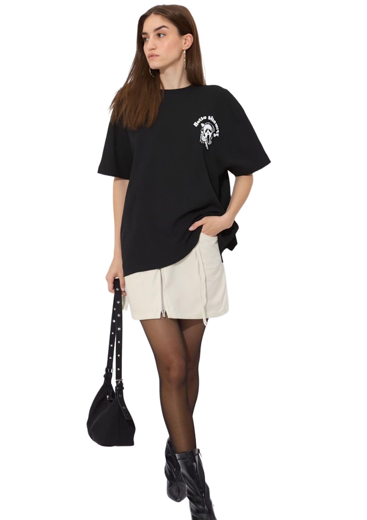 HELLO SHAWTY OVERSIZED TSHIRT