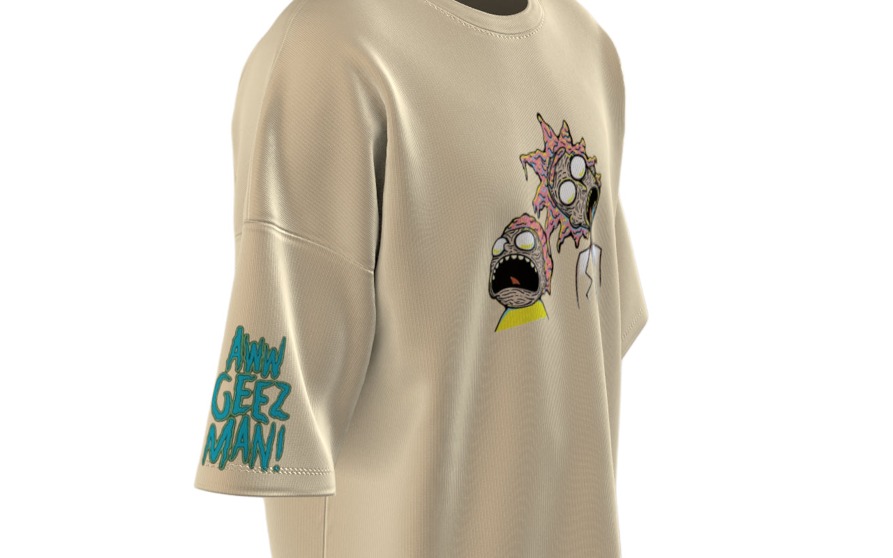 AWW GEEZ MAN OVERSIZED TSHIRT