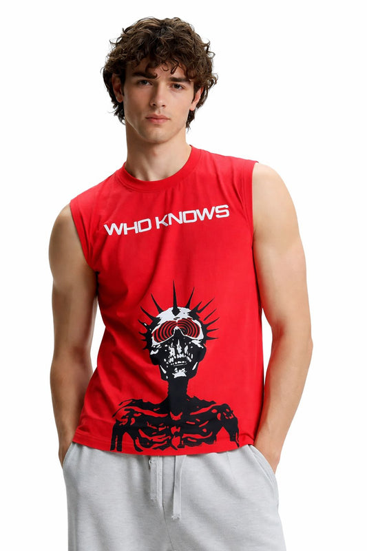 MAYBE I DIED RAVING SLEEVELESS TSHIRT